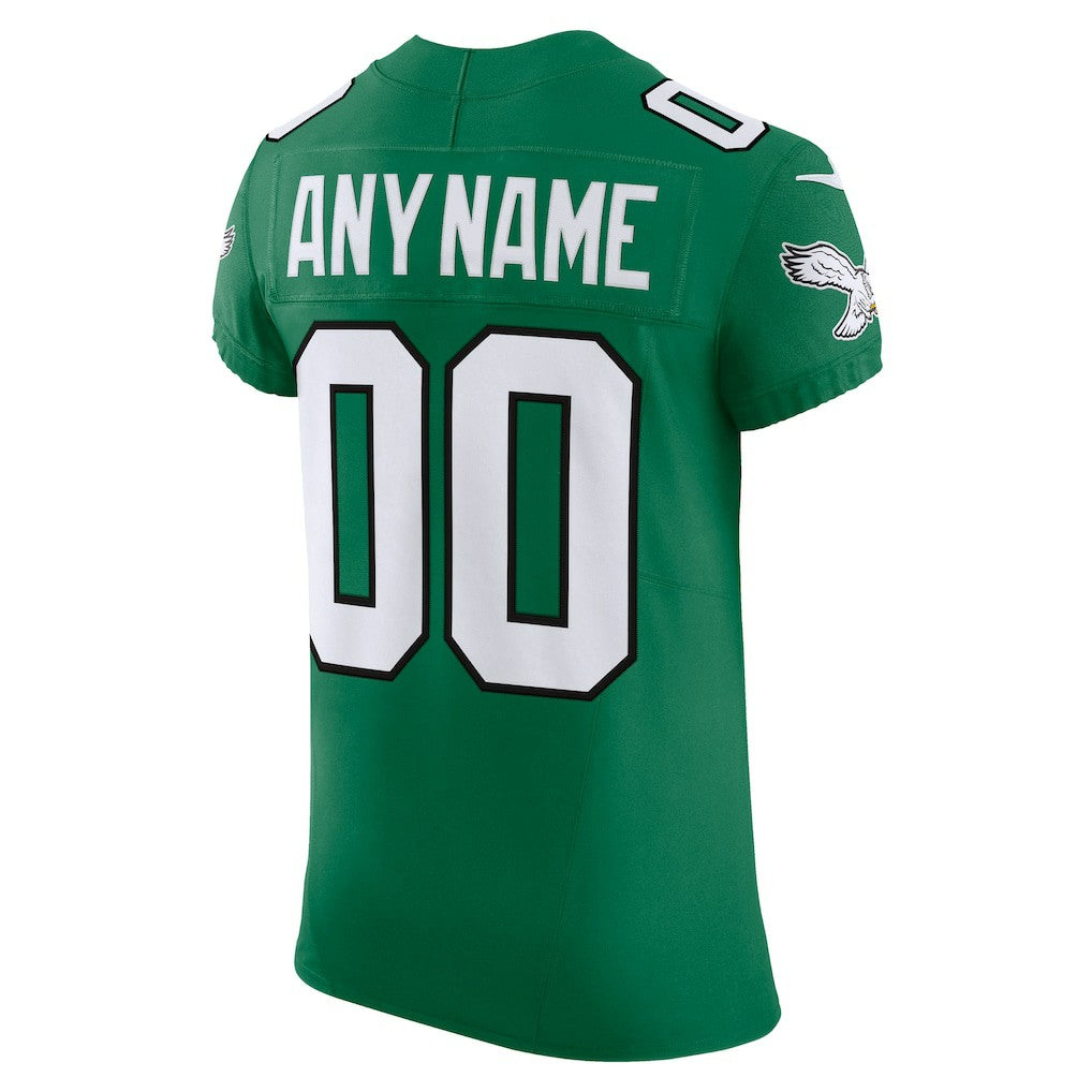 Philadelphia Eagles 2nd Alternate Vapor F.U.S.E. Elite Custom Jersey - Kelly Green Jerseys