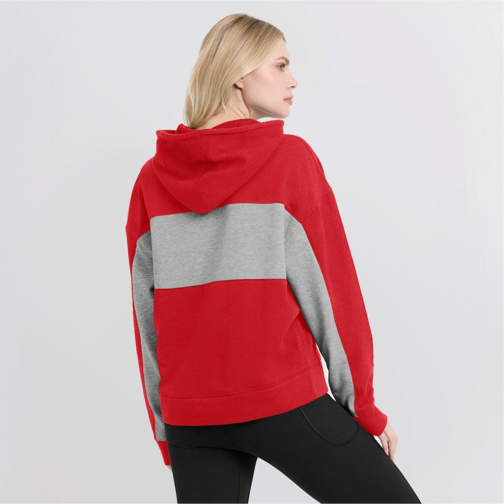 St. Louis Cardinals Fanatics Women's Filled Stat Sheet Pullover Hoodie - Red Hoodies