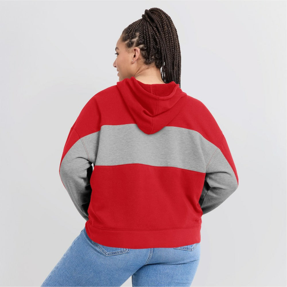St. Louis Cardinals Fanatics Women's Filled Stat Sheet Pullover Hoodie - Red Hoodies