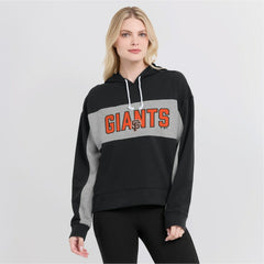 San Francisco Giants Fanatics Women's Filled Stat Sheet Pullover Hoodie - Black Hoodies