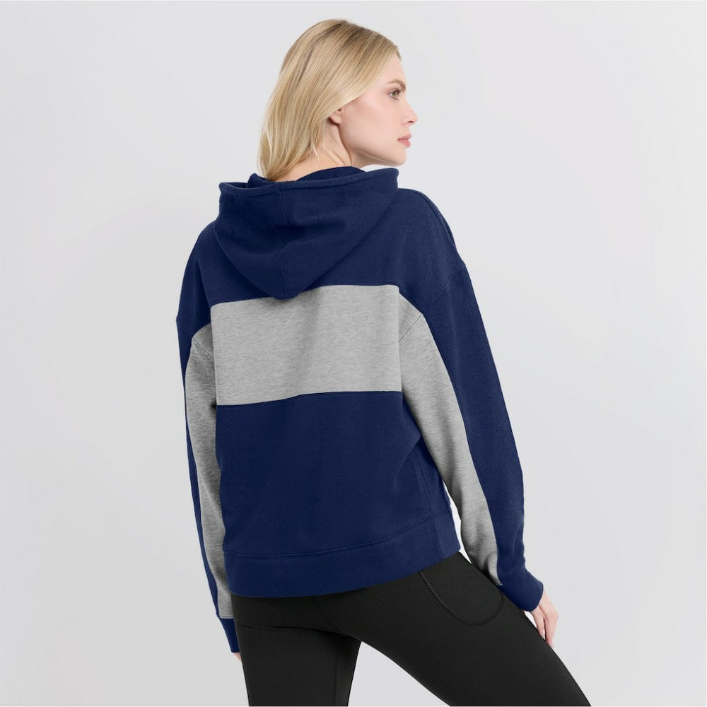Houston Astros Fanatics Women's Filled Stat Sheet Pullover Hoodie - Navy Hoodies