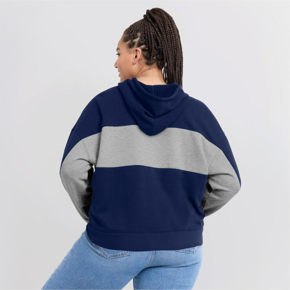 Houston Astros Fanatics Women's Filled Stat Sheet Pullover Hoodie - Navy Hoodies