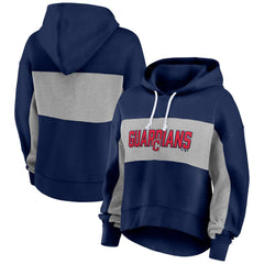 Cleveland Guardians Fanatics Women's Filled Stat Sheet Pullover Hoodie - Navy Hoodies
