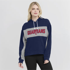 Cleveland Guardians Fanatics Women's Filled Stat Sheet Pullover Hoodie - Navy Hoodies