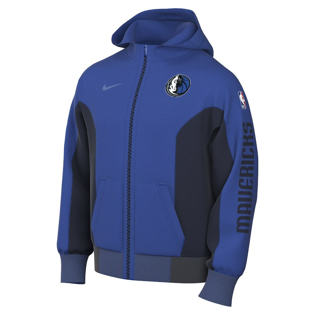 Dallas Mavericks 2023/24 Authentic Showtime Full-Zip Hoodie Blue - Nike