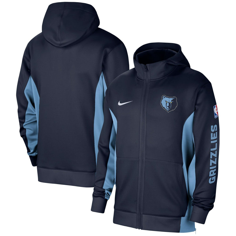 Memphis Grizzlies 2023/24 Authentic Showtime Full-Zip Hoodie Navy - Nike