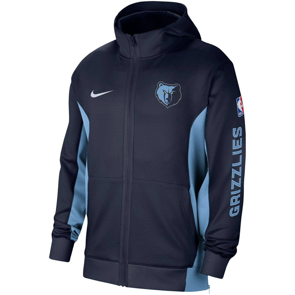 Memphis Grizzlies 2023/24 Authentic Showtime Full-Zip Hoodie Navy - Nike