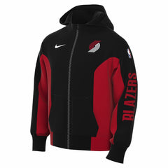Portland Trail Blazers 2023/24 Authentic Showtime Full-Zip Hoodie Black - Nike