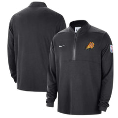 Phoenix Suns Authentic Performance Half-Zip Jacket Black - Nike