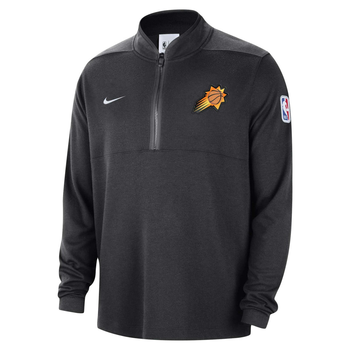 Phoenix Suns Authentic Performance Half-Zip Jacket Black - Nike
