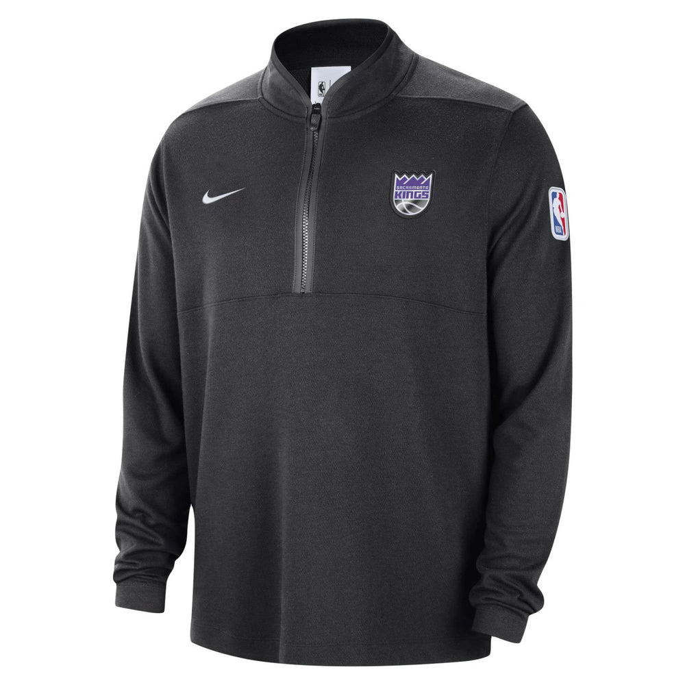 Sacramento Kings Authentic Performance Half-Zip Jacket Black - Nike