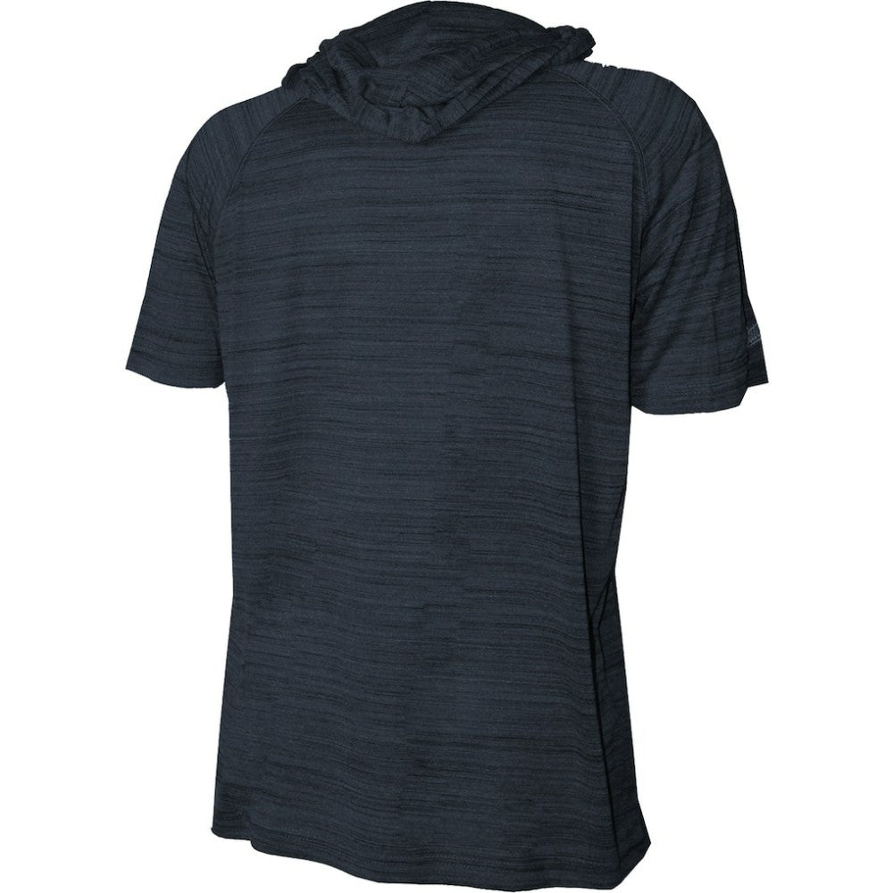 Detroit Tigers Stitches Youth Raglan Short Sleeve Pullover Hoodie - Heather Navy Hoodies