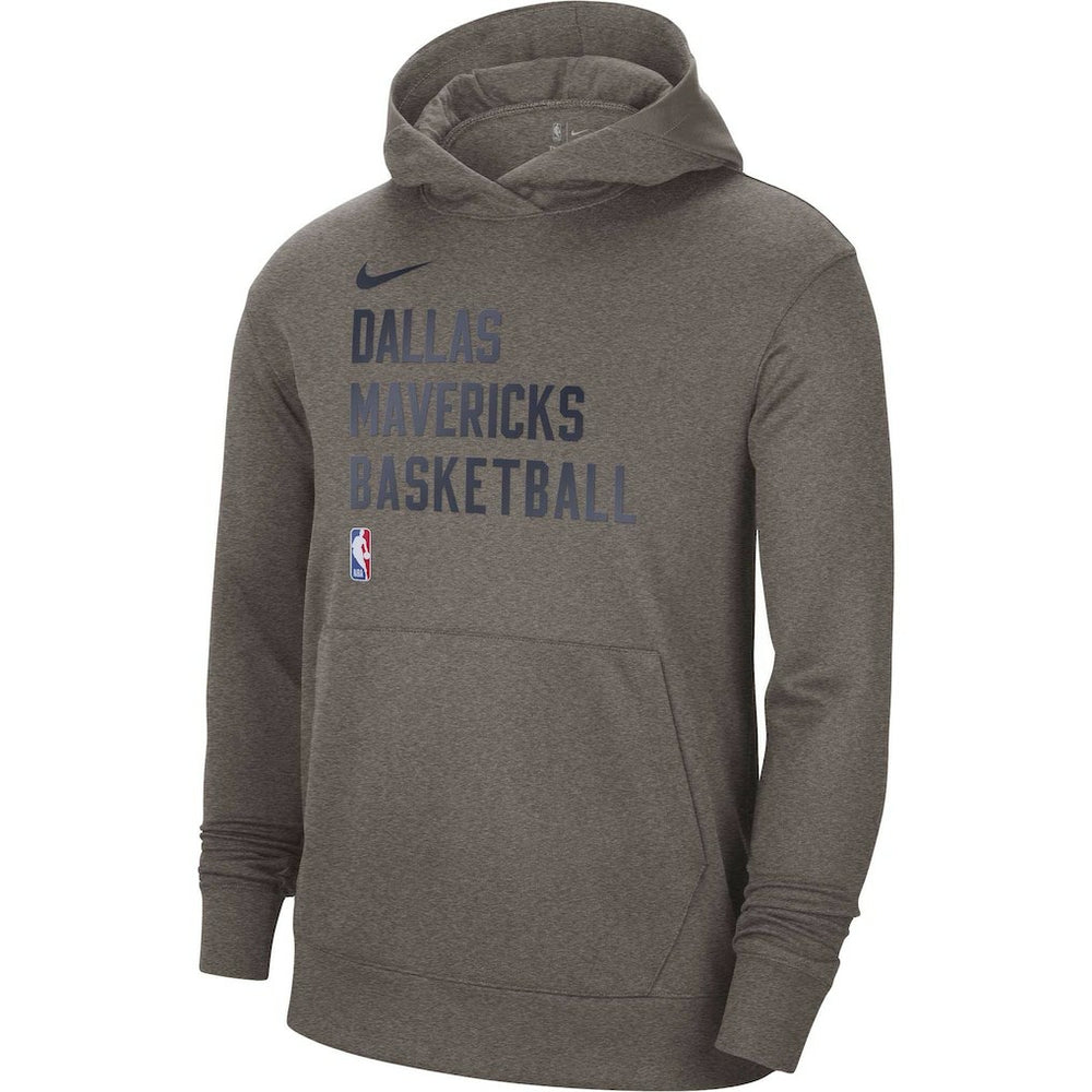 Dallas Mavericks Unisex 2023/24 Performance Spotlight On-Court Practice Pullover Hoodie Gray - Nike