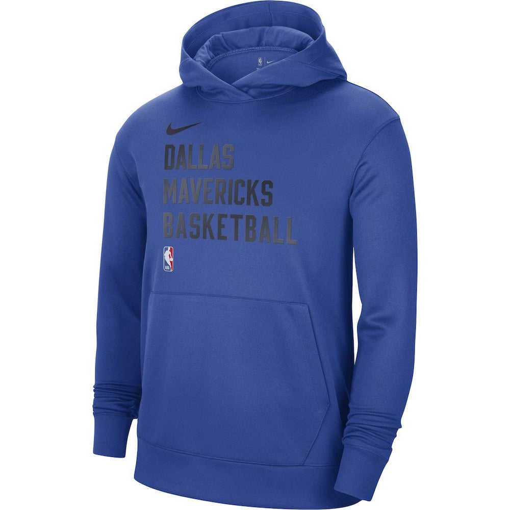 Dallas Mavericks Unisex 2023/24 Performance Spotlight On-Court Practice Pullover Hoodie Royal - Nike