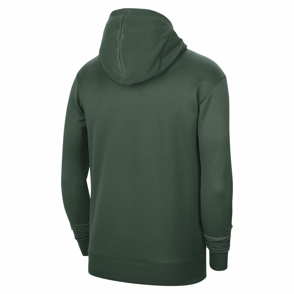 Milwaukee Bucks Unisex 2023/24 Performance Spotlight On-Court Practice Pullover Hoodie Hunter Green - Nike