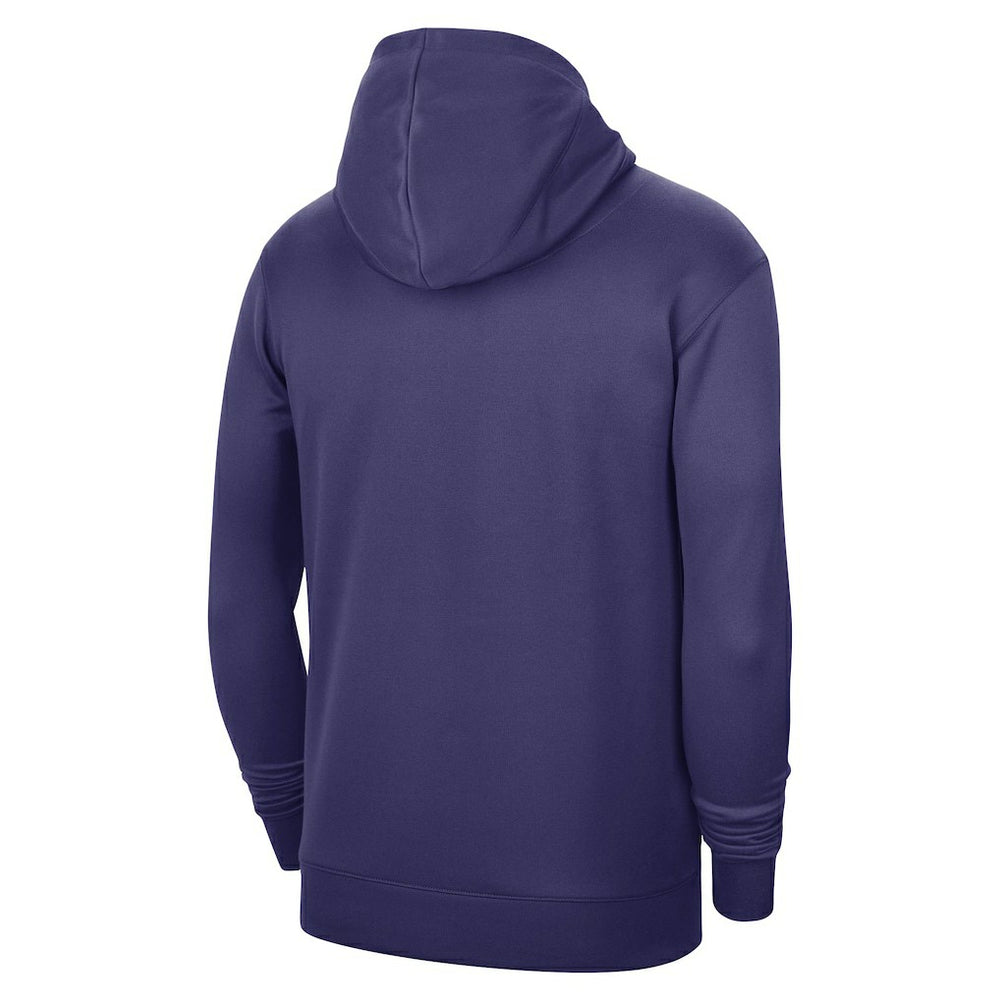 Charlotte Hornets Jordan Brand Unisex 2023/24 Performance Spotlight On-Court Practice Pullover Hoodie Purple