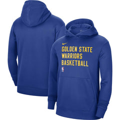 Golden State Warriors Unisex 2023/24 Performance Spotlight On-Court Practice Pullover Hoodie Royal - Nike