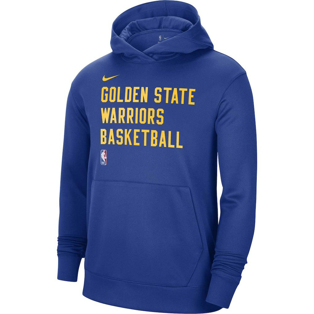 Golden State Warriors Unisex 2023/24 Performance Spotlight On-Court Practice Pullover Hoodie Royal - Nike