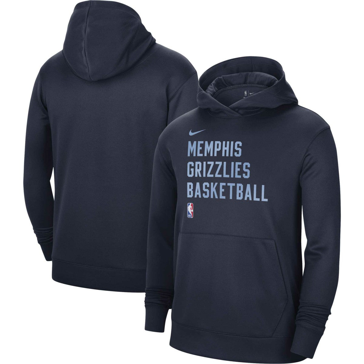 Memphis Grizzlies Unisex 2023/24 Performance Spotlight On-Court Practice Pullover Hoodie Navy - Nike outlet