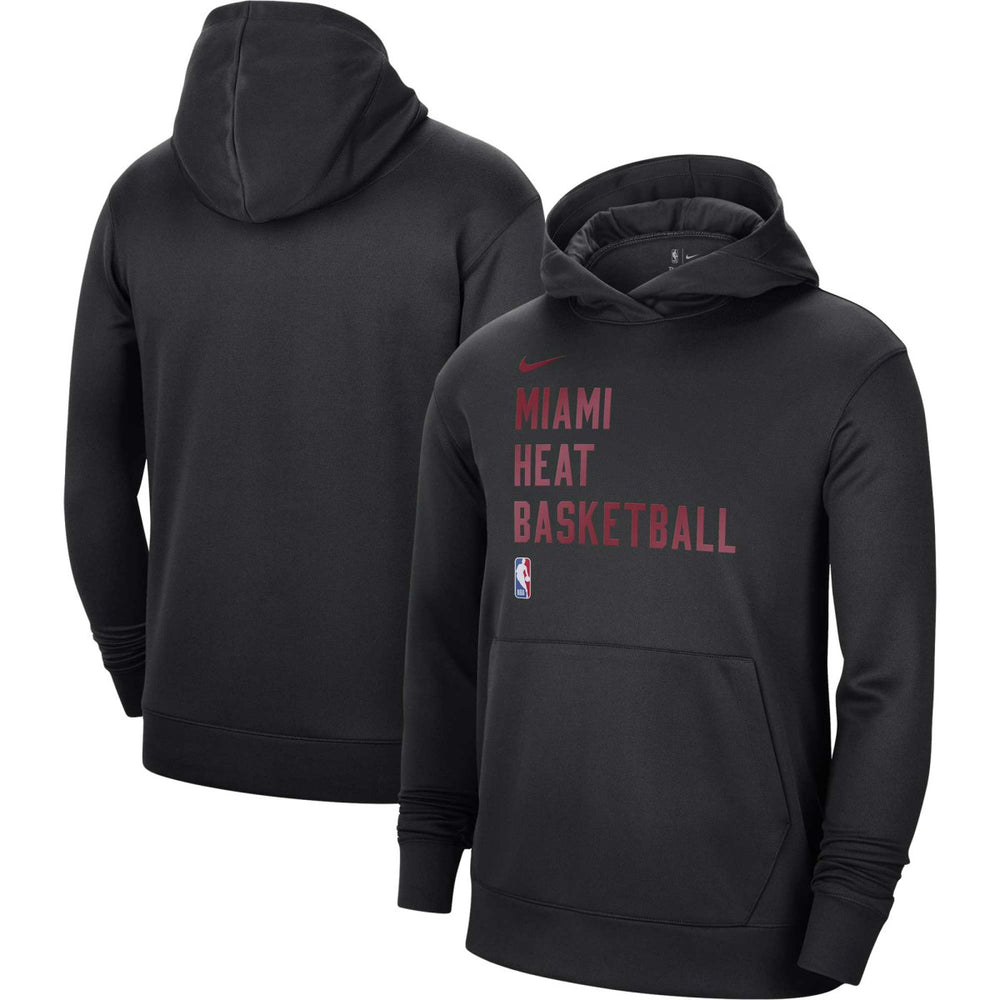 Miami Heat Unisex 2023/24 Performance Spotlight On-Court Practice Pullover Hoodie Black - Nike outlet