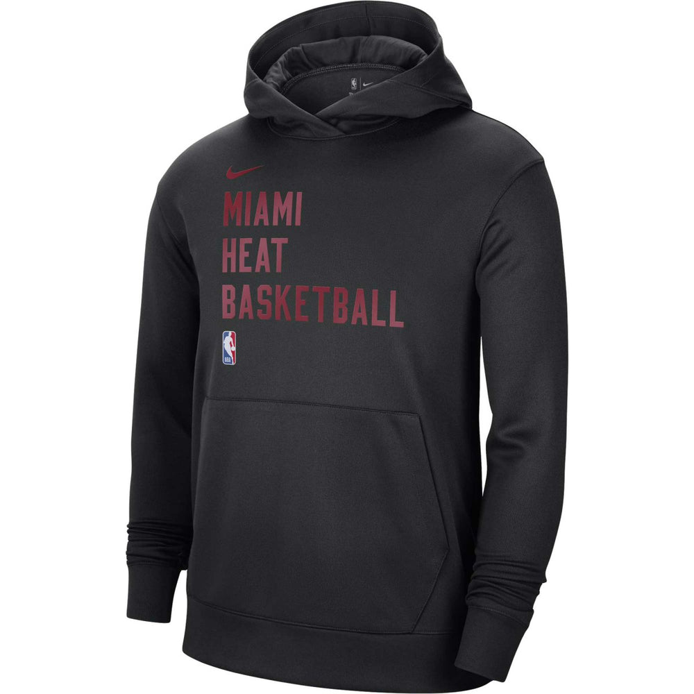 Miami Heat Unisex 2023/24 Performance Spotlight On-Court Practice Pullover Hoodie Black - Nike outlet