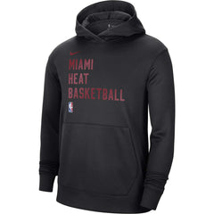 Miami Heat Unisex 2023/24 Performance Spotlight On-Court Practice Pullover Hoodie Black - Nike outlet