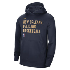 New Orleans Pelicans Unisex 2023/24 Performance Spotlight On-Court Practice Pullover Hoodie Navy - Nike