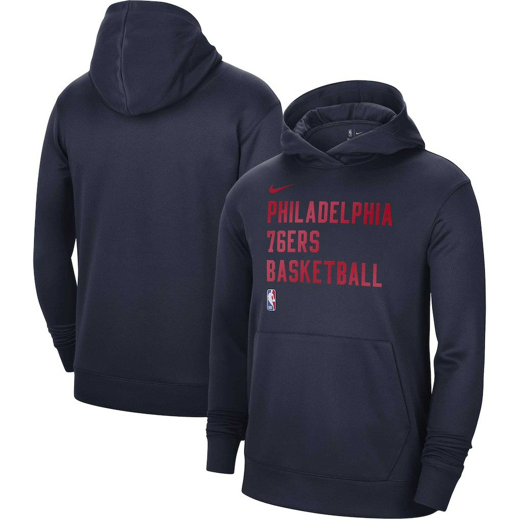 Philadelphia 76ers Unisex 2023/24 Performance Spotlight On-Court Practice Pullover Hoodie Navy - Nike outlet