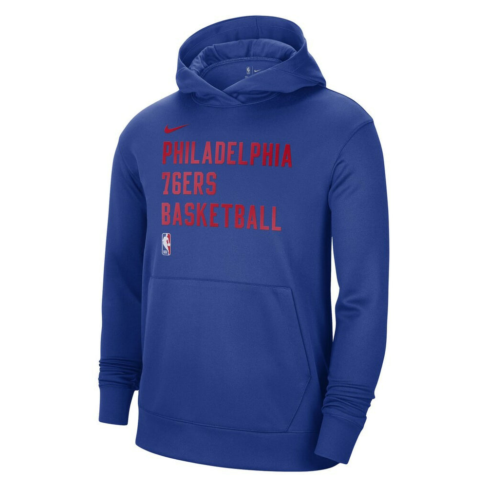 Philadelphia 76ers Unisex 2023/24 Performance Spotlight On-Court Practice Pullover Hoodie Royal - Nike