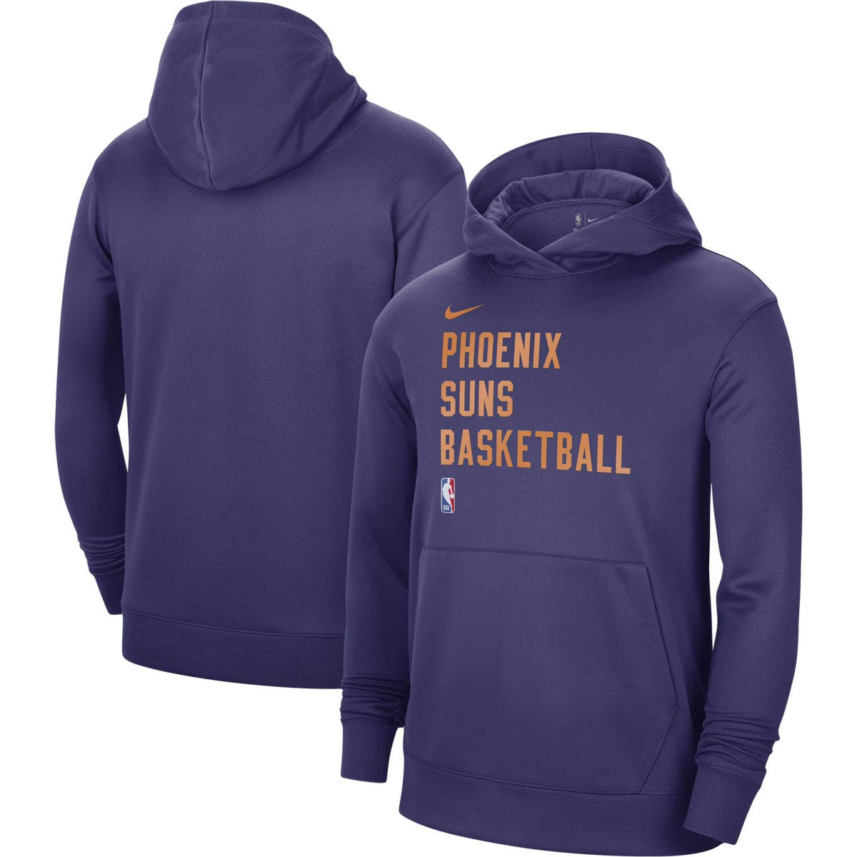 Phoenix Suns Unisex 2023/24 Performance Spotlight On-Court Practice Pullover Hoodie Purple - Nike