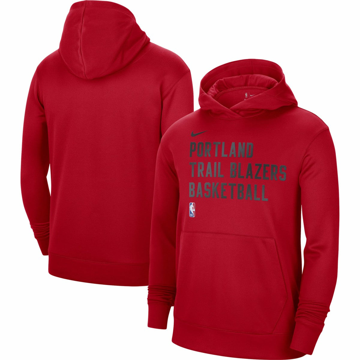 Portland Trail Blazers Unisex 2023/24 Performance Spotlight On-Court Practice Pullover Hoodie Red - Nike