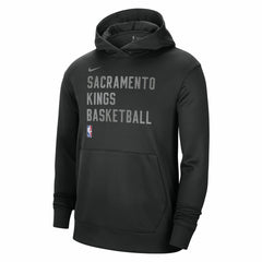 Sacramento Kings Unisex 2023/24 Performance Spotlight On-Court Practice Pullover Hoodie Black - Nike
