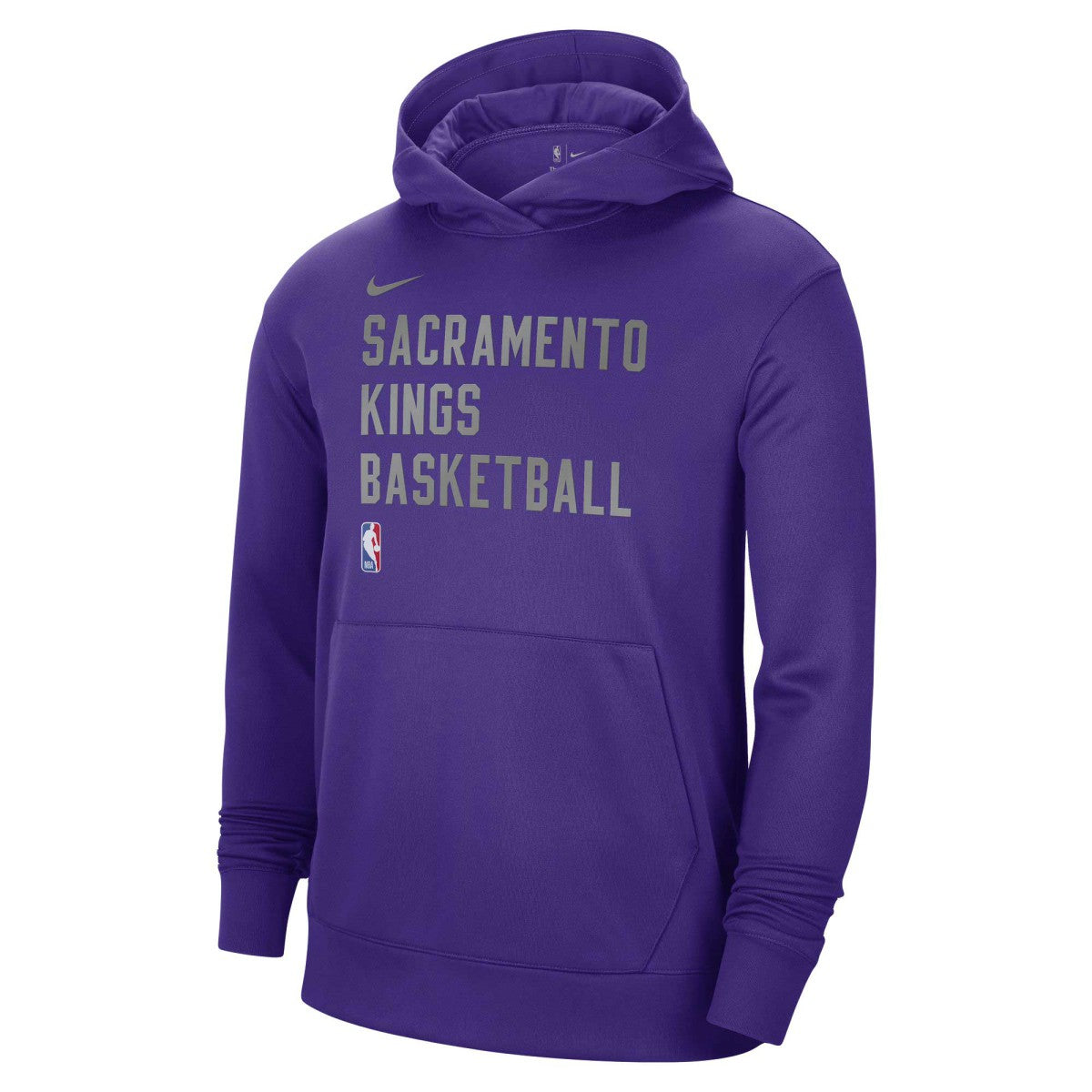 Sacramento Kings Unisex 2023/24 Performance Spotlight On-Court Practice Pullover Hoodie Purple - Nike
