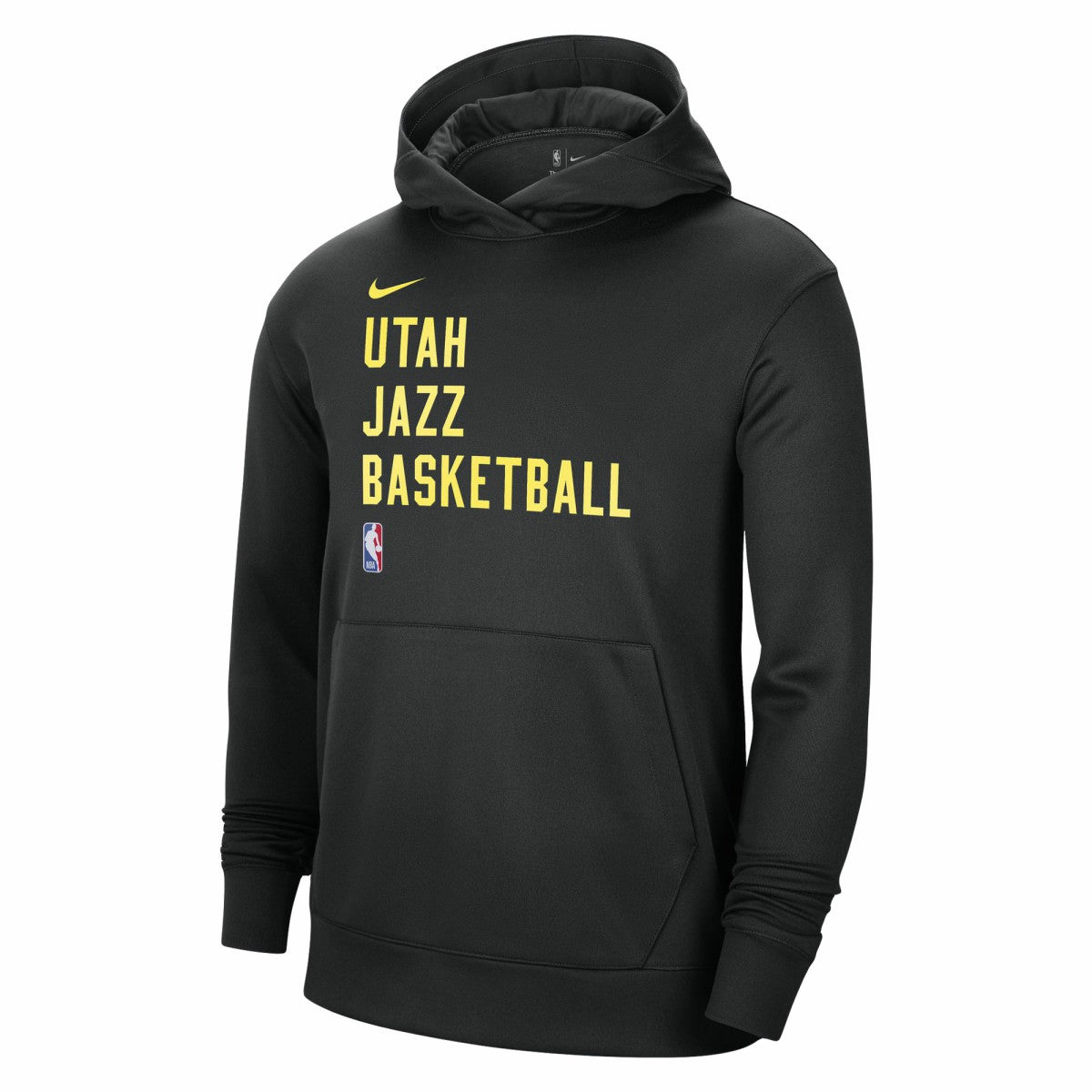 Utah Jazz Unisex 2023/24 Performance Spotlight On-Court Practice Pullover Hoodie Black - Nike