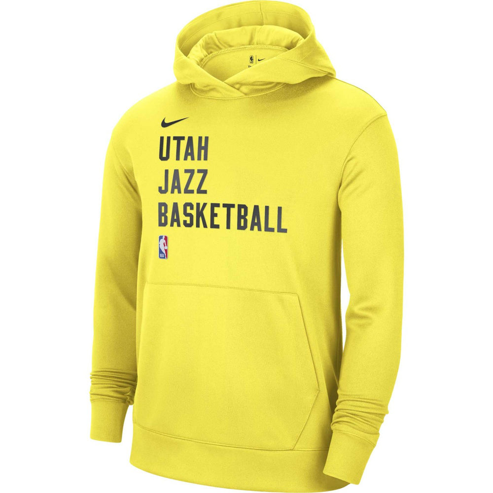 Utah Jazz Unisex 2023/24 Performance Spotlight On-Court Practice Pullover Hoodie Yellow - Nike outlet