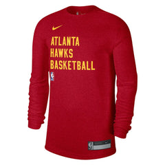 Atlanta Hawks Unisex 2023/24 Legend On-Court Practice Long Sleeve T-Shirt Red - Nike