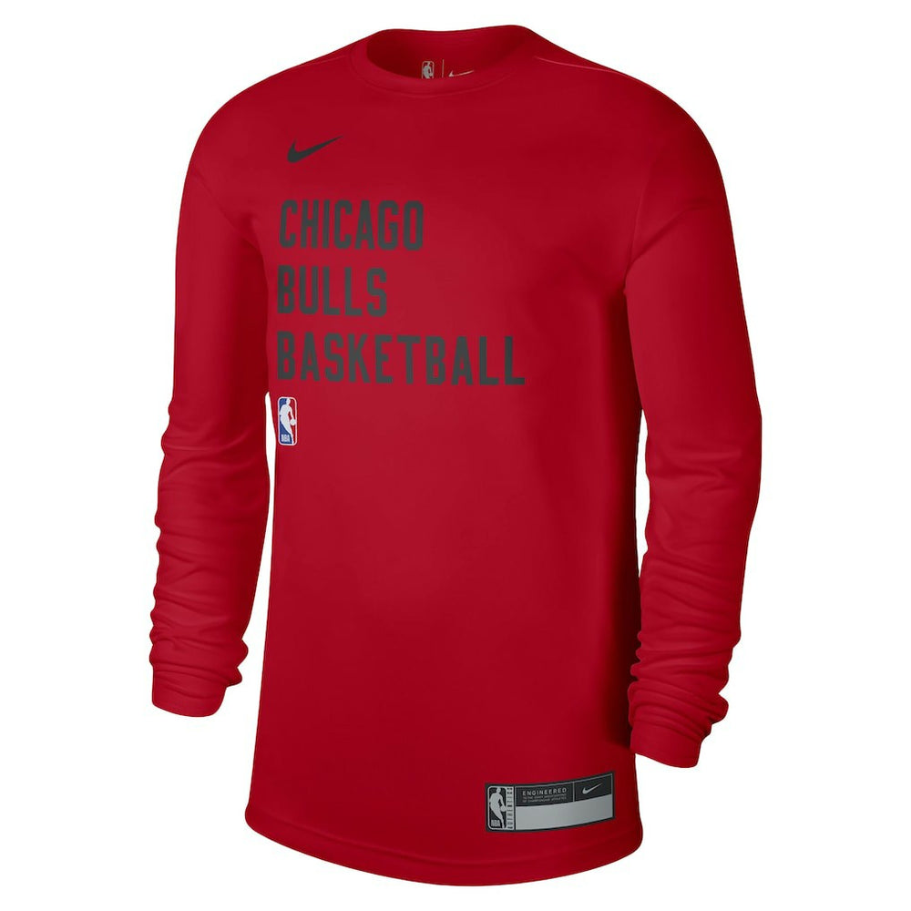 Chicago Bulls Unisex 2023/24 Legend On-Court Practice Long Sleeve T-Shirt Red - Nike