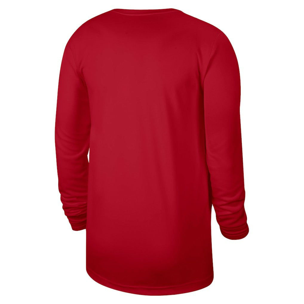 Chicago Bulls Unisex 2023/24 Legend On-Court Practice Long Sleeve T-Shirt Red - Nike