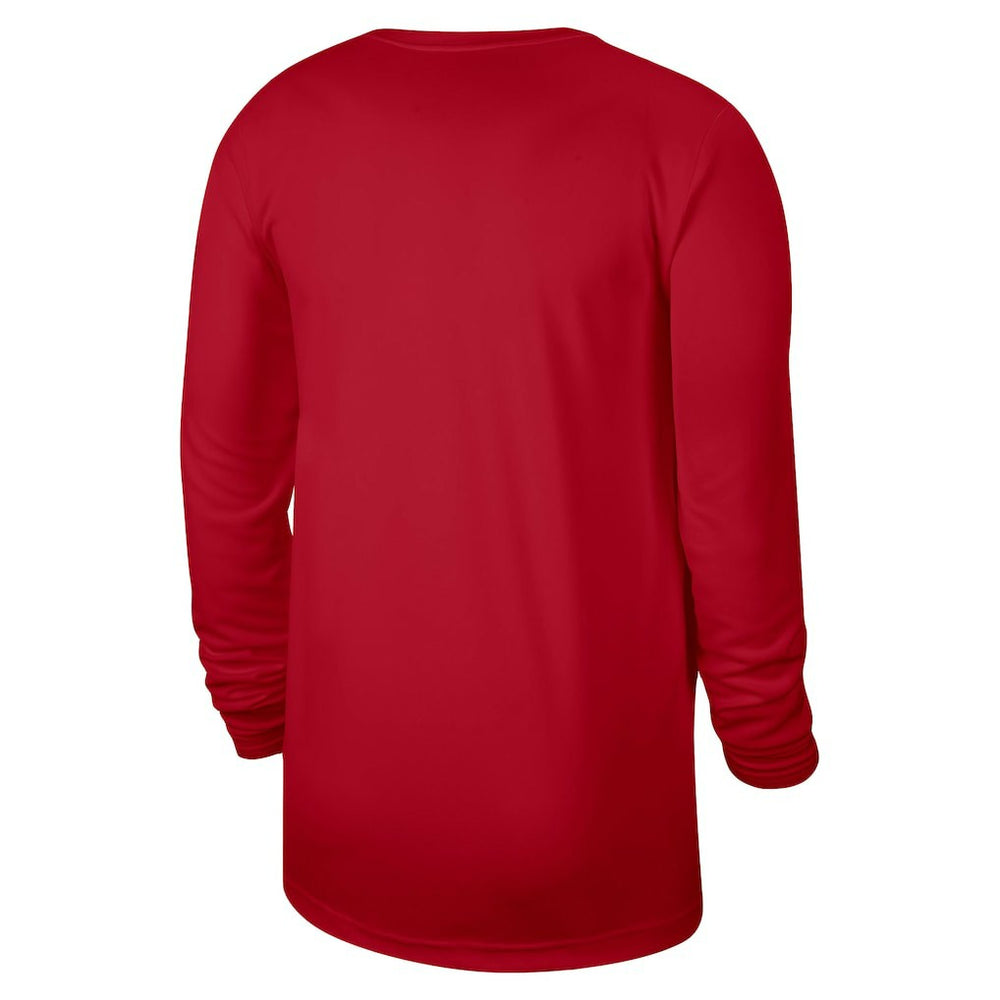 Chicago Bulls Unisex 2023/24 Legend On-Court Practice Long Sleeve T-Shirt Red - Nike