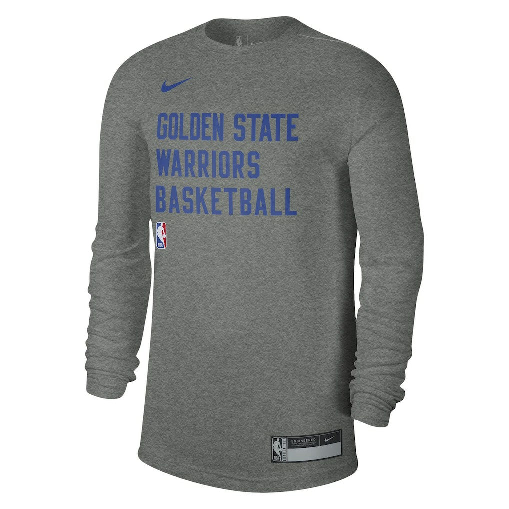 Golden State Warriors Unisex 2023/24 Legend On-Court Practice Long Sleeve T-Shirt Heather Gray - Nike