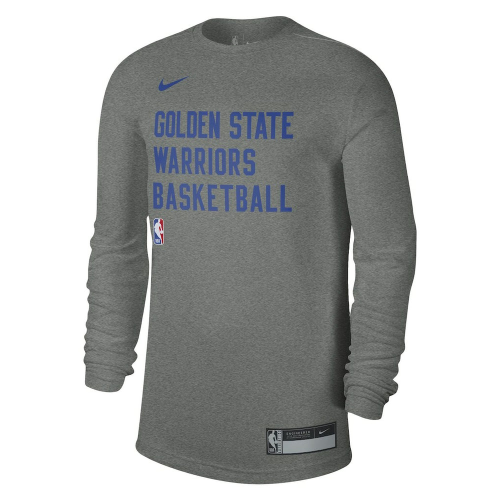 Golden State Warriors Unisex 2023/24 Legend On-Court Practice Long Sleeve T-Shirt Heather Gray - Nike