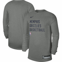 Memphis Grizzlies Unisex 2023/24 Legend On-Court Practice Long Sleeve T-Shirt Heather Gray - Nike