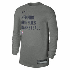 Memphis Grizzlies Unisex 2023/24 Legend On-Court Practice Long Sleeve T-Shirt Heather Gray - Nike
