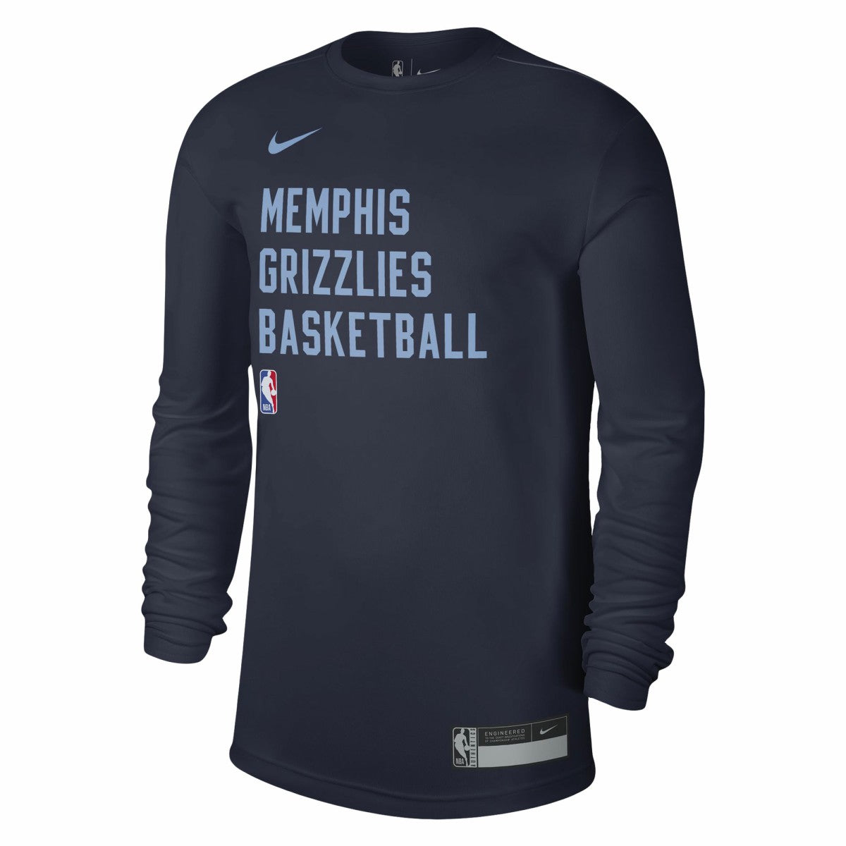 Memphis Grizzlies Unisex 2023/24 Legend On-Court Practice Long Sleeve T-Shirt Navy - Nike
