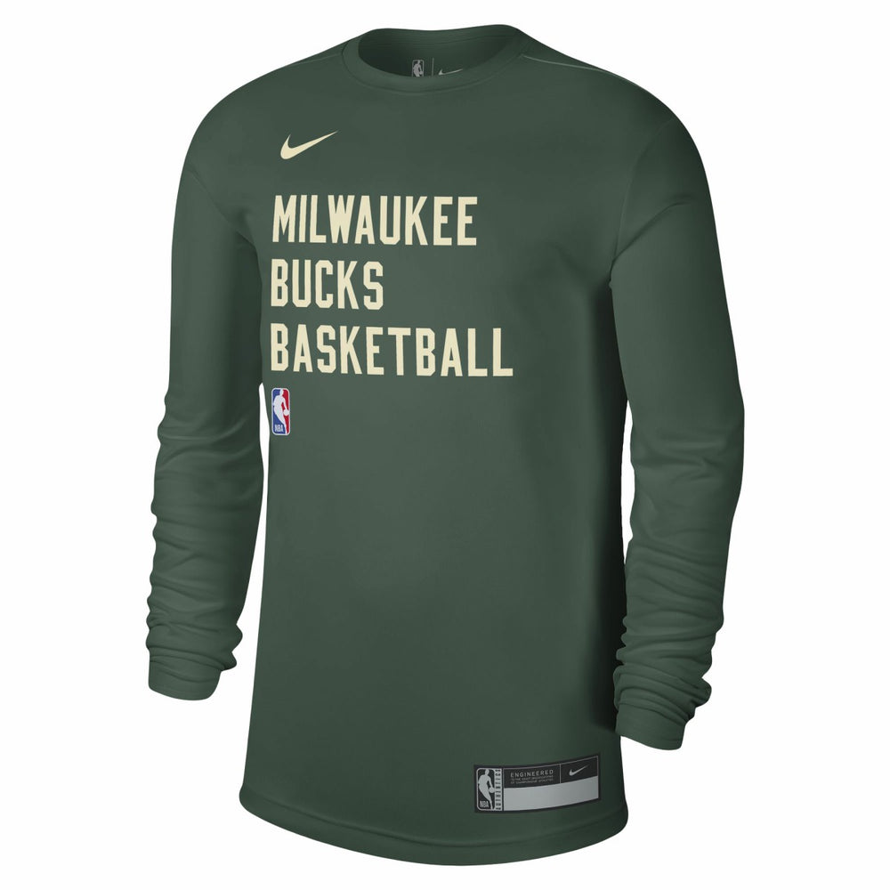 Milwaukee Bucks Unisex 2023/24 Legend On-Court Practice Long Sleeve T-Shirt Hunter Green - Nike