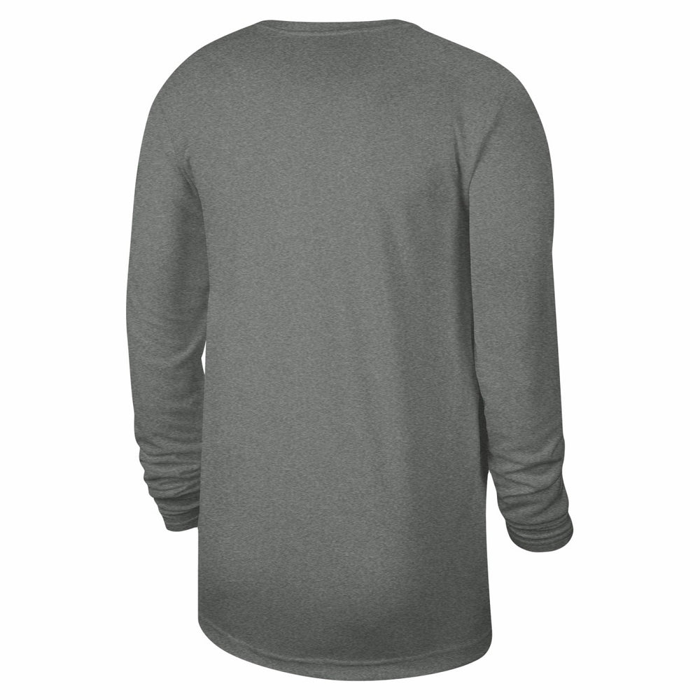 New Orleans Pelicans Unisex 2023/24 Legend On-Court Practice Long Sleeve T-Shirt Heather Gray - Nike