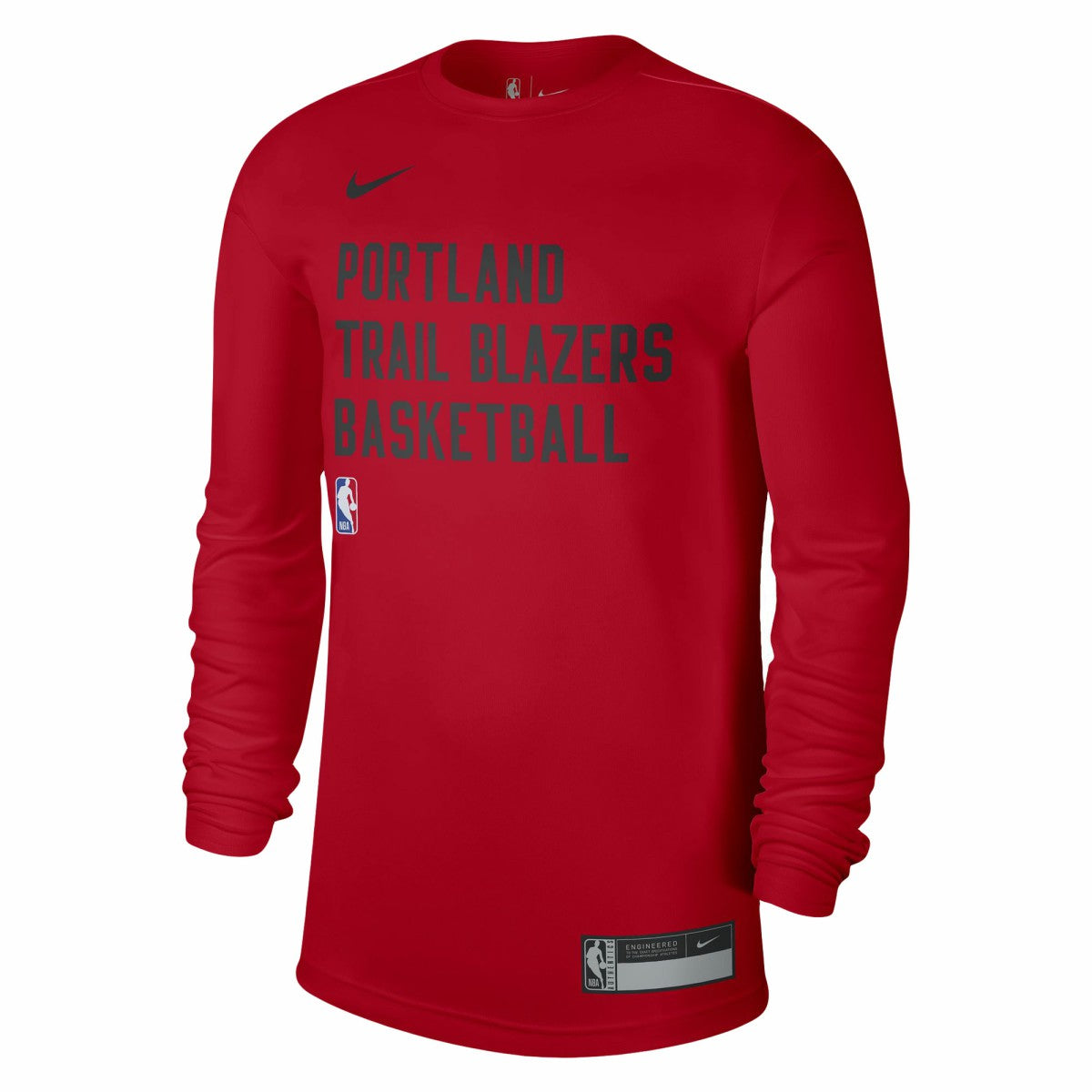 Portland Trail Blazers Unisex 2023/24 Legend On-Court Practice Long Sleeve T-Shirt Red - Nike