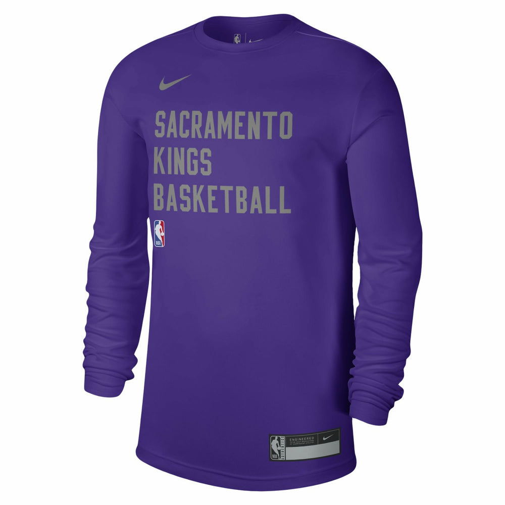 Sacramento Kings Unisex 2023/24 Legend On-Court Practice Long Sleeve T-Shirt Purple - Nike