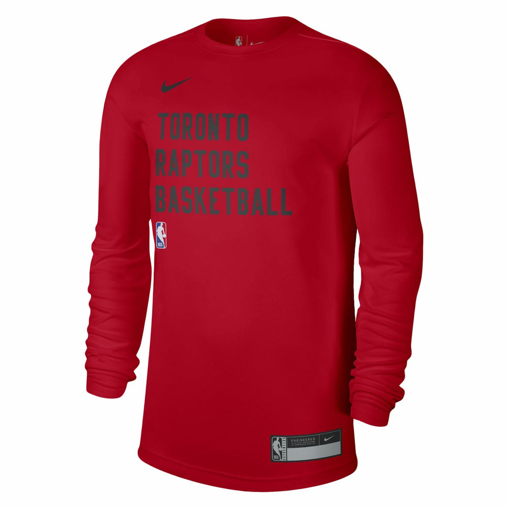 Toronto Raptors Unisex 2023/24 Legend On-Court Practice Long Sleeve T-Shirt Red - Nike