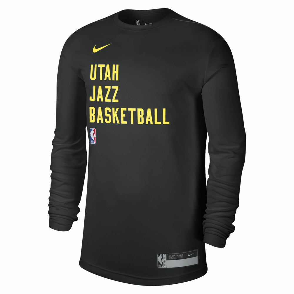 Utah Jazz Unisex 2023/24 Legend On-Court Practice Long Sleeve T-Shirt Black - Nike